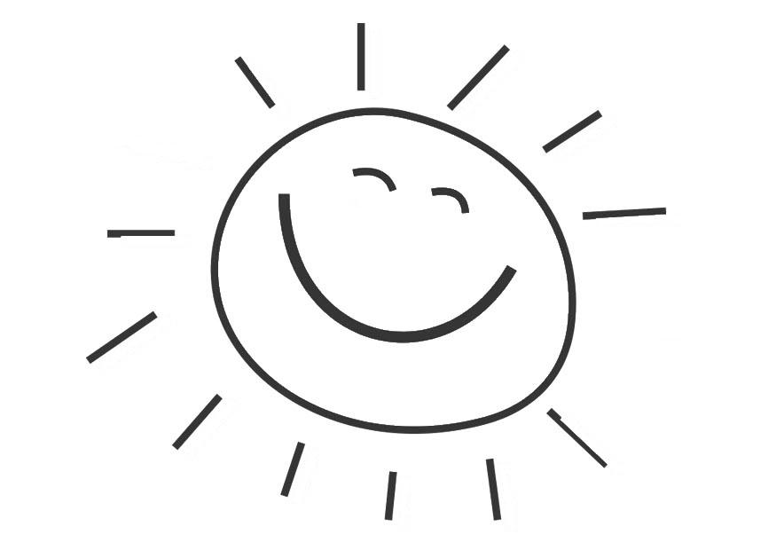 sole Disegno da colorare sole