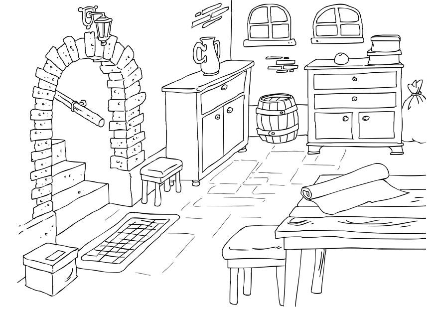 sotterraneo Disegno da colorare sotterraneo