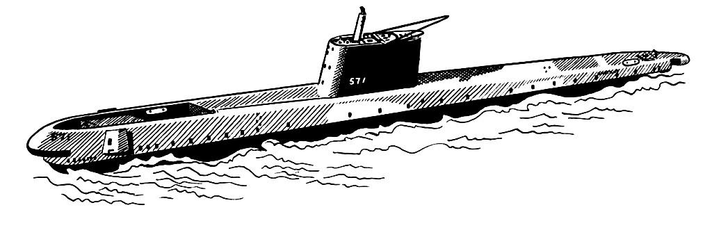 sottomarino Disegno da colorare sottomarino
