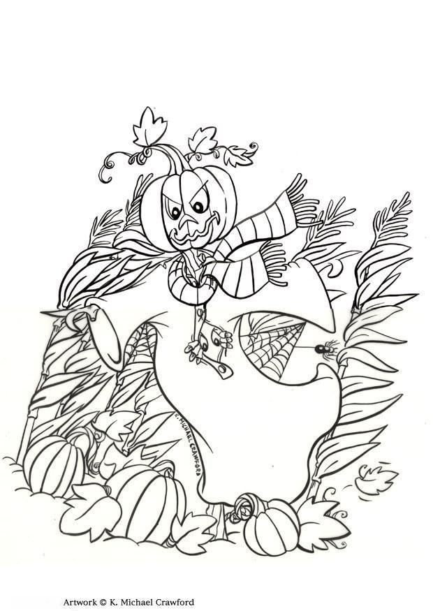 spaventapasseri Disegno da colorare spaventapasseri