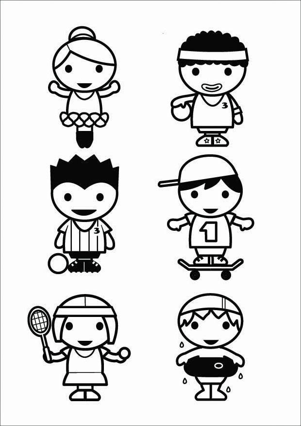 sport Disegno da colorare sport