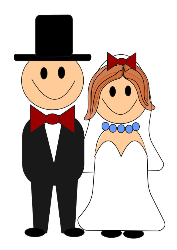 immagine sposo e sposa