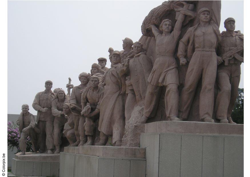 statue in piazza tiananmen Foto statue in piazza tiananmen