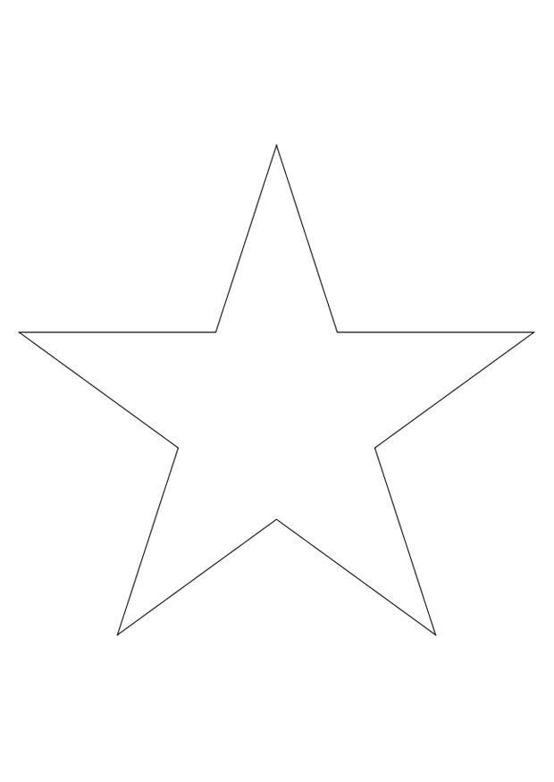 Disegno da colorare stella