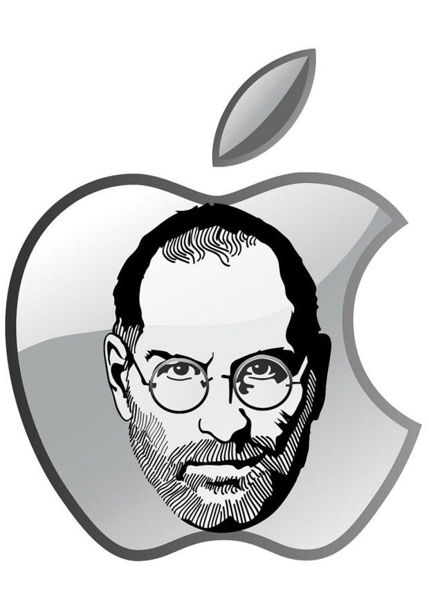 steve jobs - apple Disegno da colorare steve jobs - apple