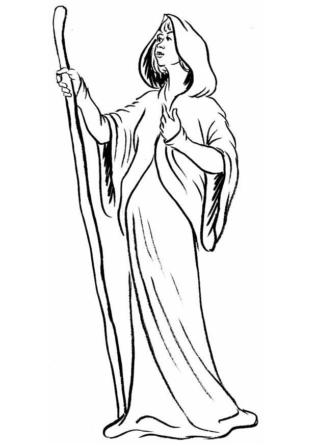 strega Disegno da colorare strega