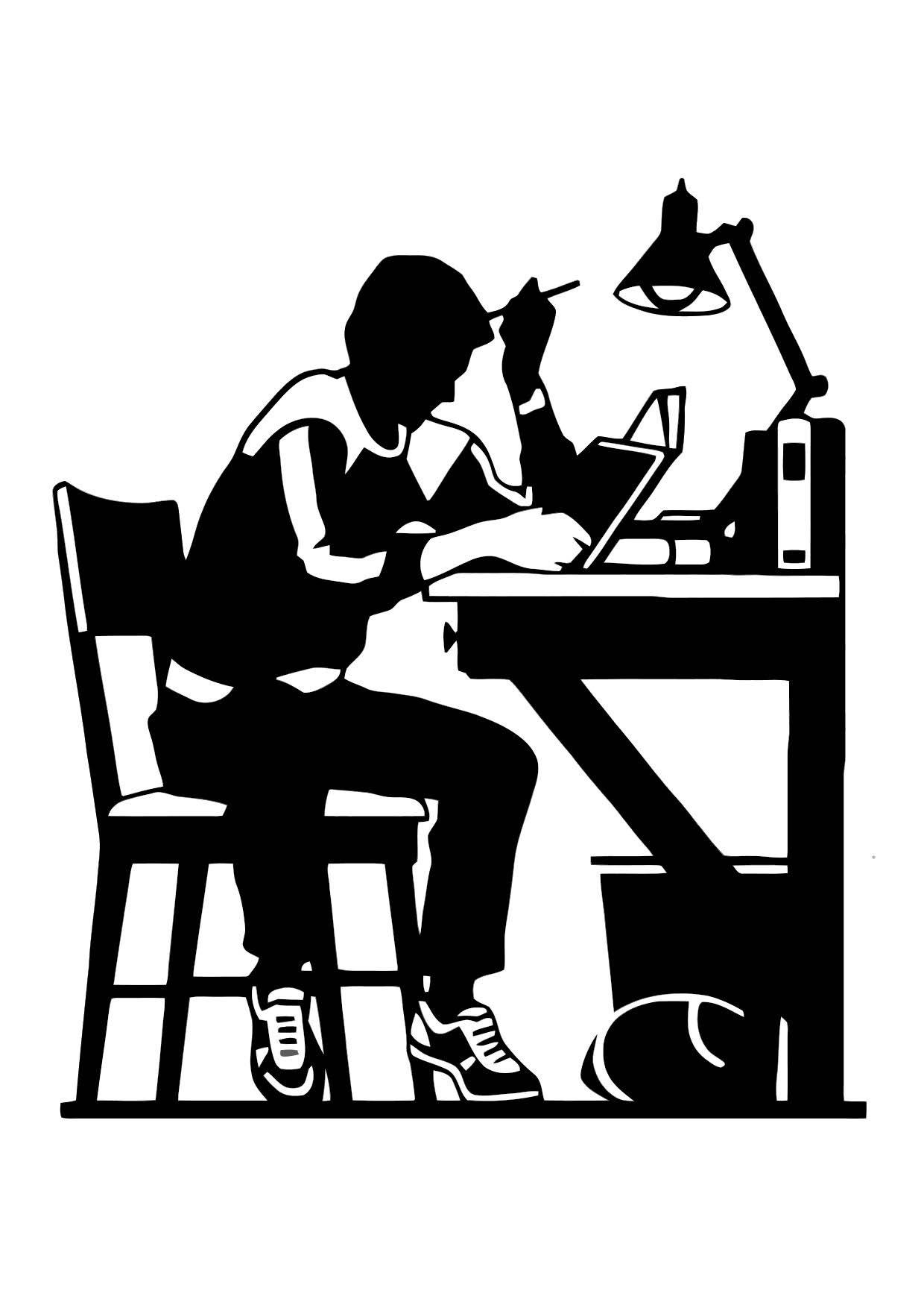 studiare Disegno da colorare studiare