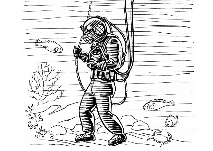 sub Disegno da colorare sub