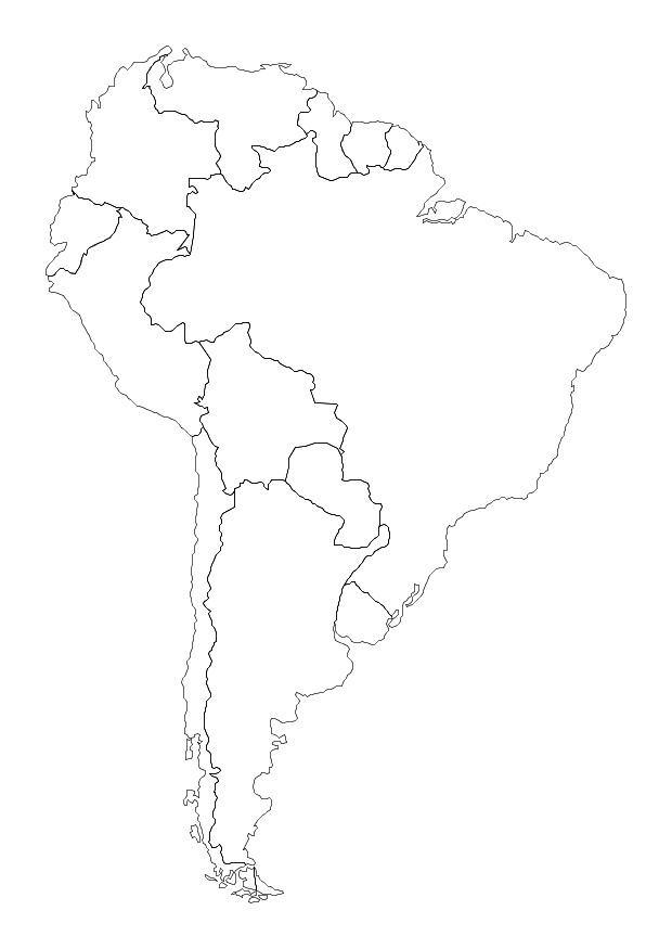 Disegno da colorare sud africa