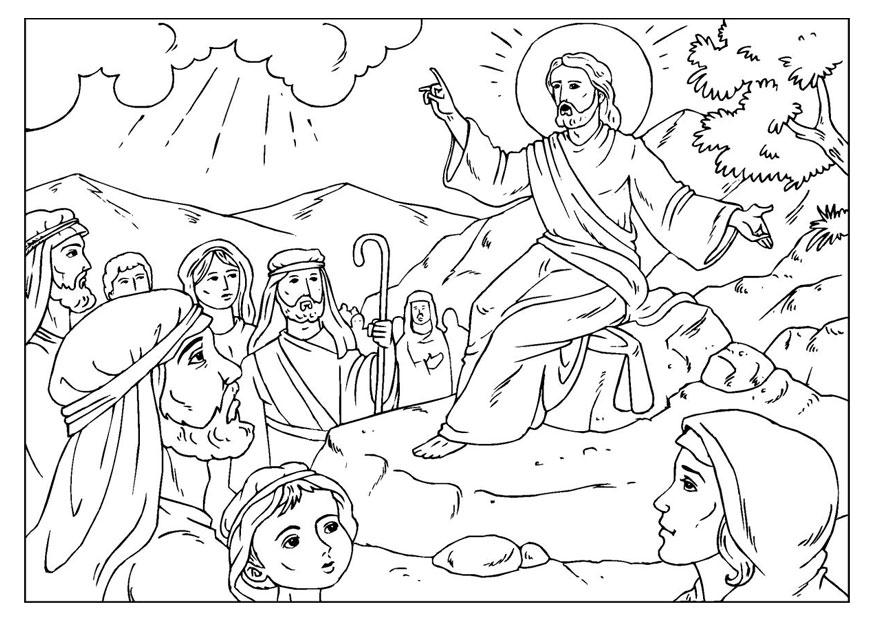 sulla montagna Disegno da colorare sulla montagna