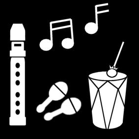 suonare musica Disegno da colorare suonare musica