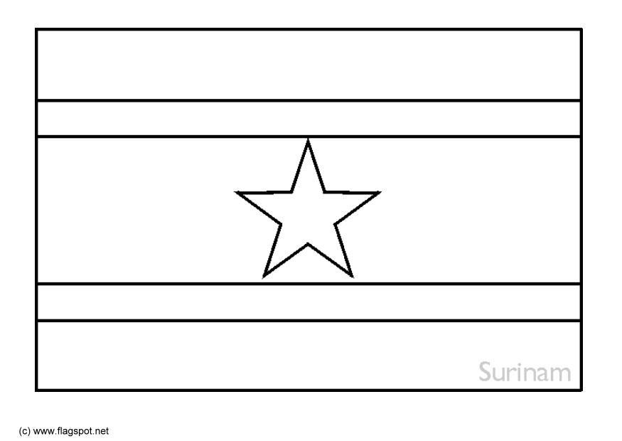suriname Disegno da colorare suriname