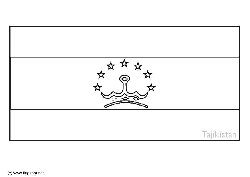 tagikistan Disegno da colorare tagikistan