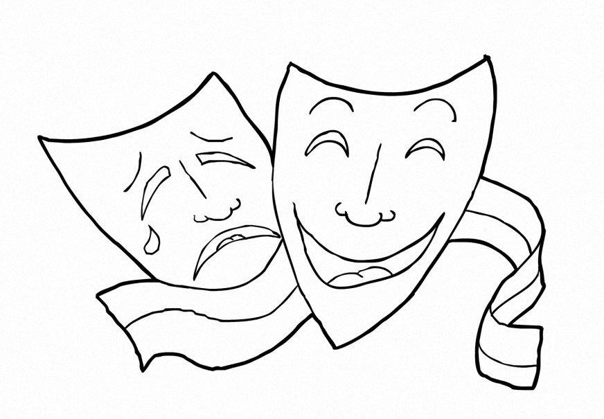 teatro - musical Disegno da colorare teatro - musical