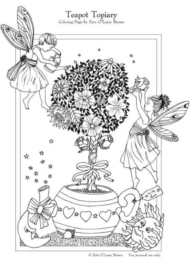 teiera magica Disegno da colorare teiera magica