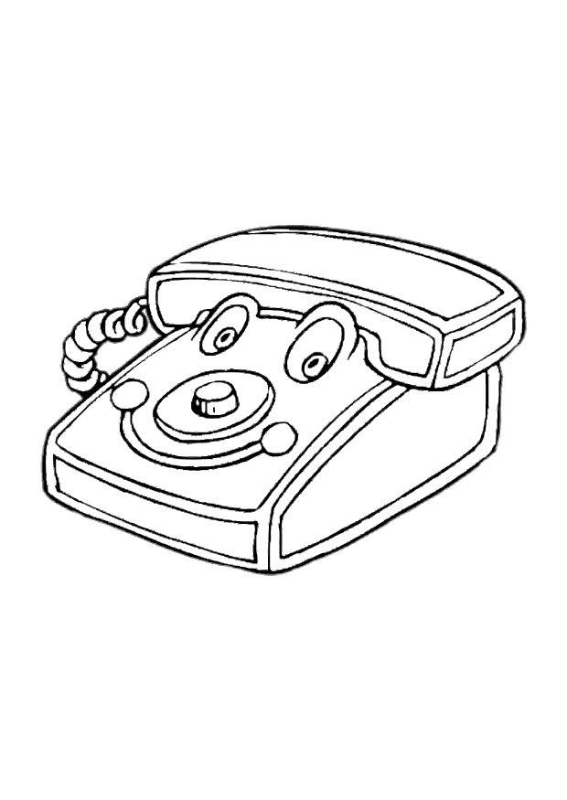 telefono giocattolo Disegno da colorare telefono giocattolo