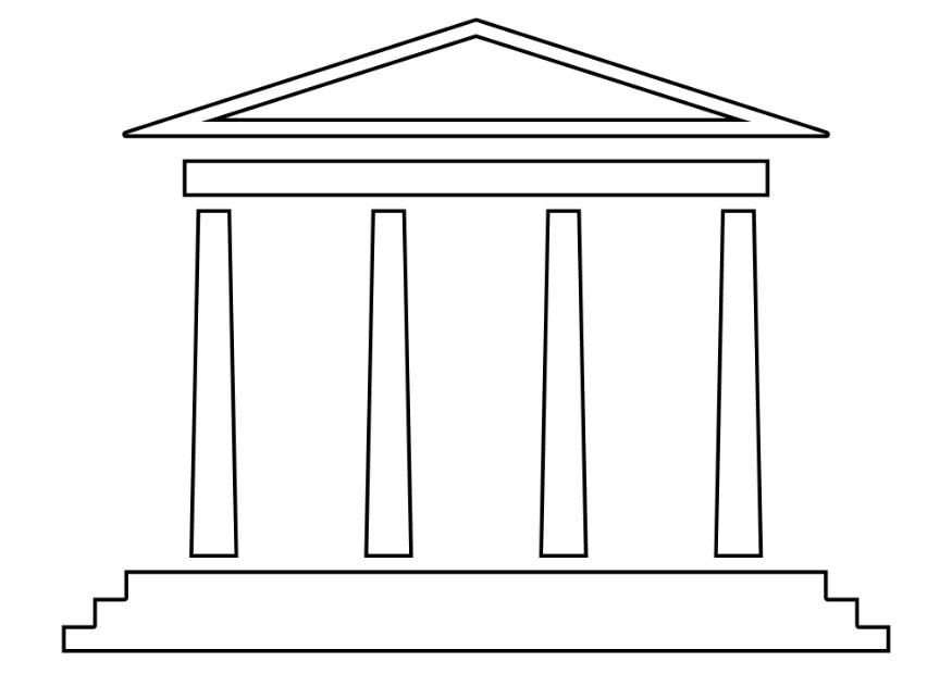 tempio Disegno da colorare tempio