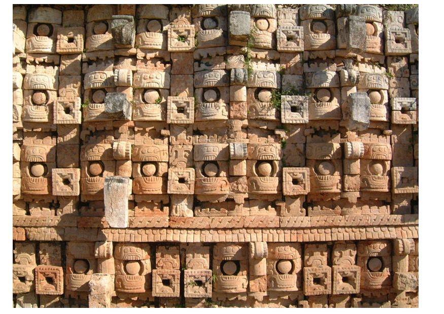 tempio delle maschere, yucatan Foto tempio delle maschere, yucatan