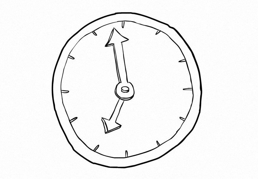 tempo Disegno da colorare tempo