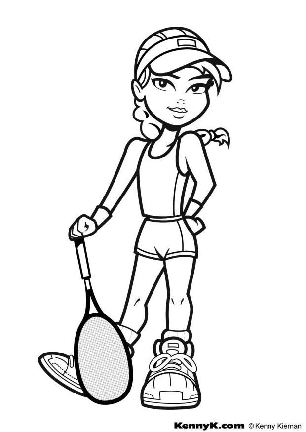 tennis Disegno da colorare tennis