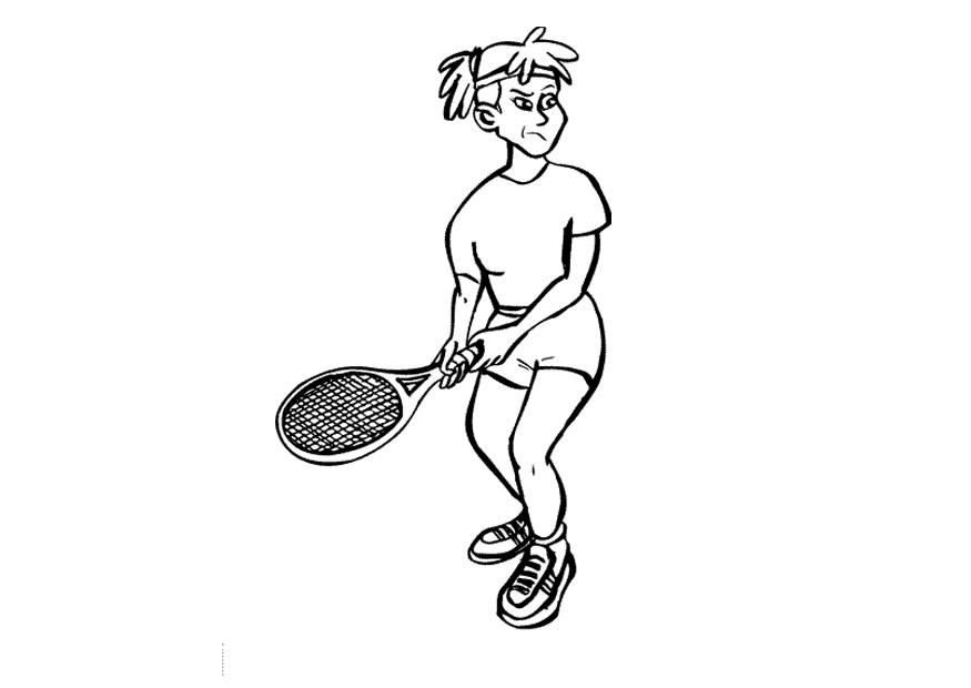 tennis Disegno da colorare tennis