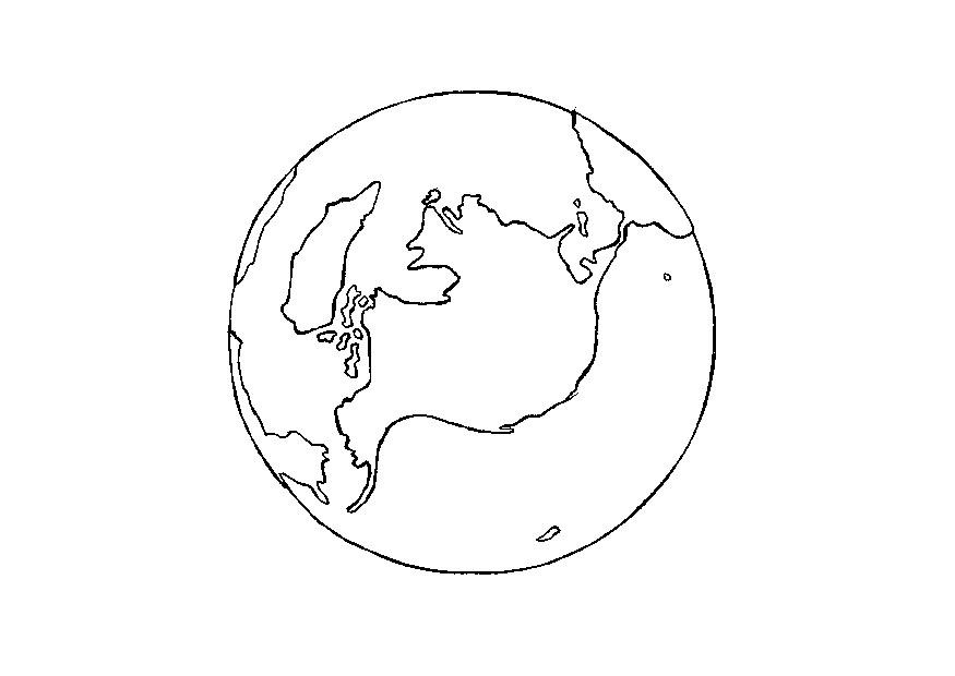 terra Disegno da colorare terra