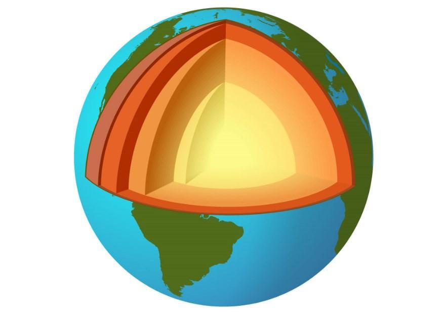 terra - sezione immagine terra - sezione