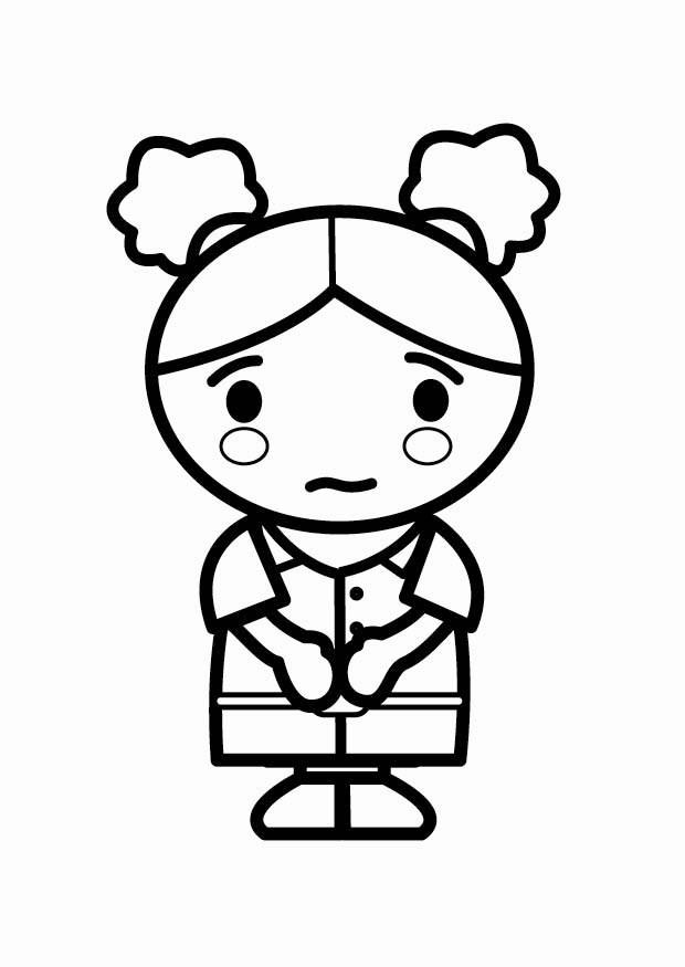 timida Disegno da colorare timida