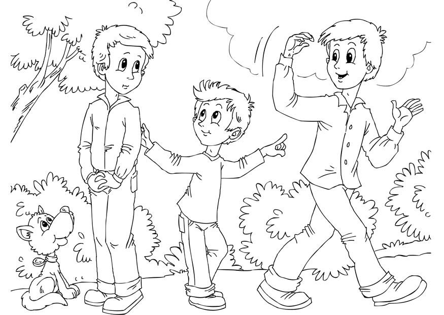 timidezza Disegno da colorare timidezza