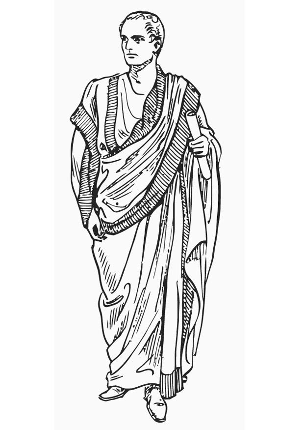 toga Disegno da colorare toga