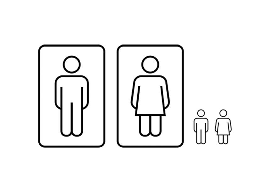 toilette Disegno da colorare toilette