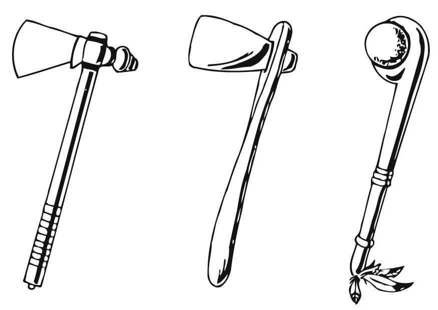 tomahawk Disegno da colorare tomahawk