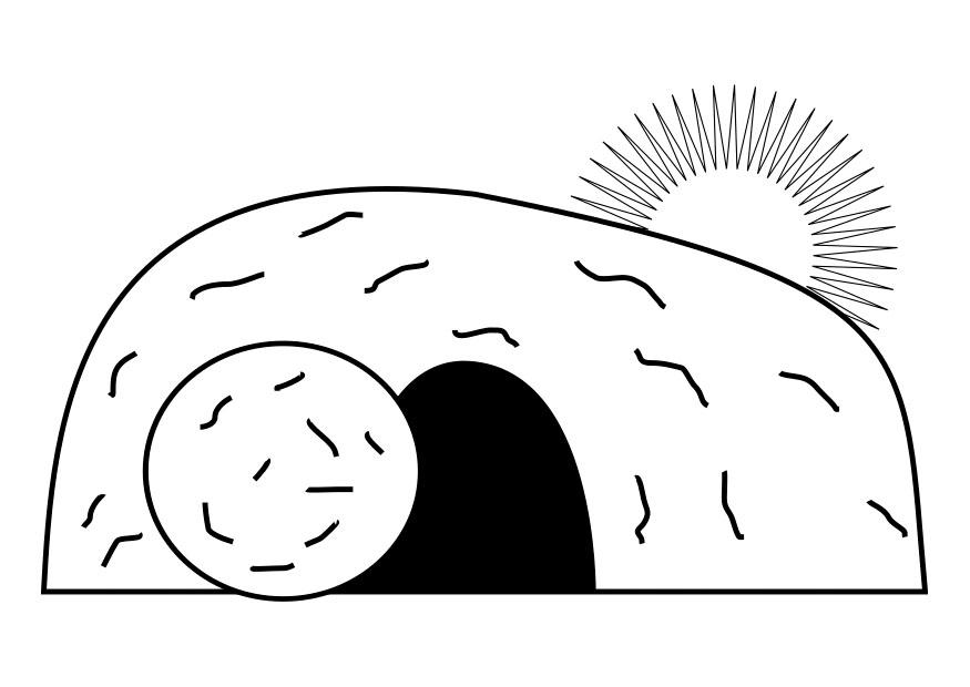 tomba vuota Disegno da colorare tomba vuota