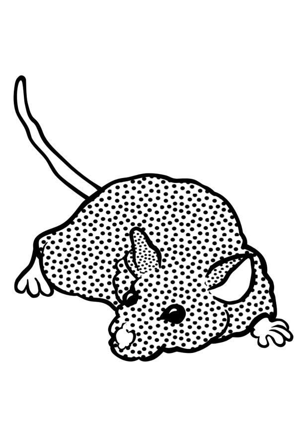 Disegno da colorare topo