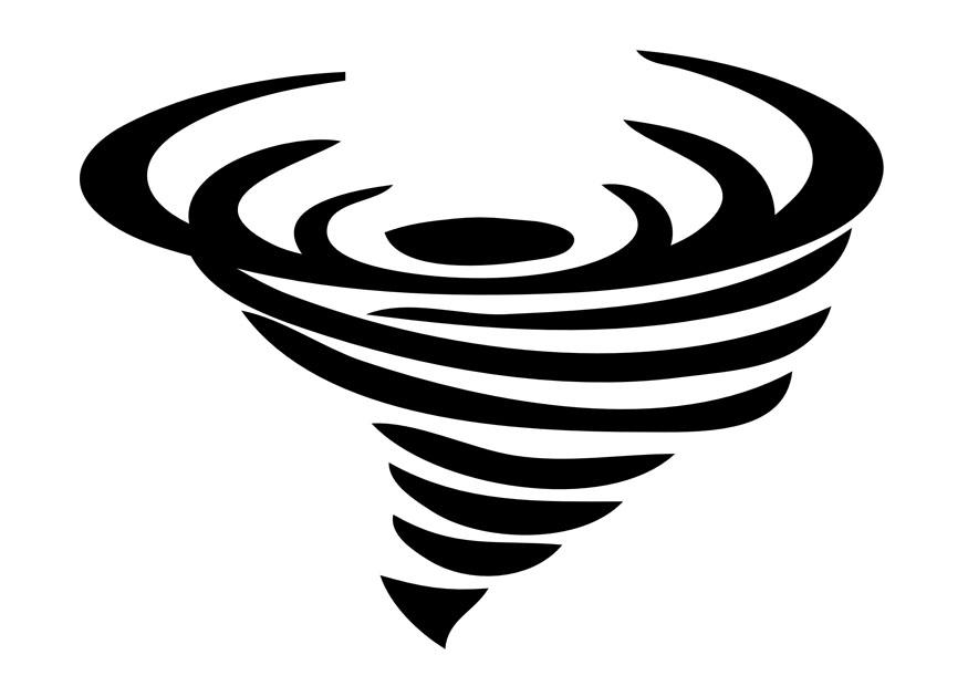 tornado Disegno da colorare tornado
