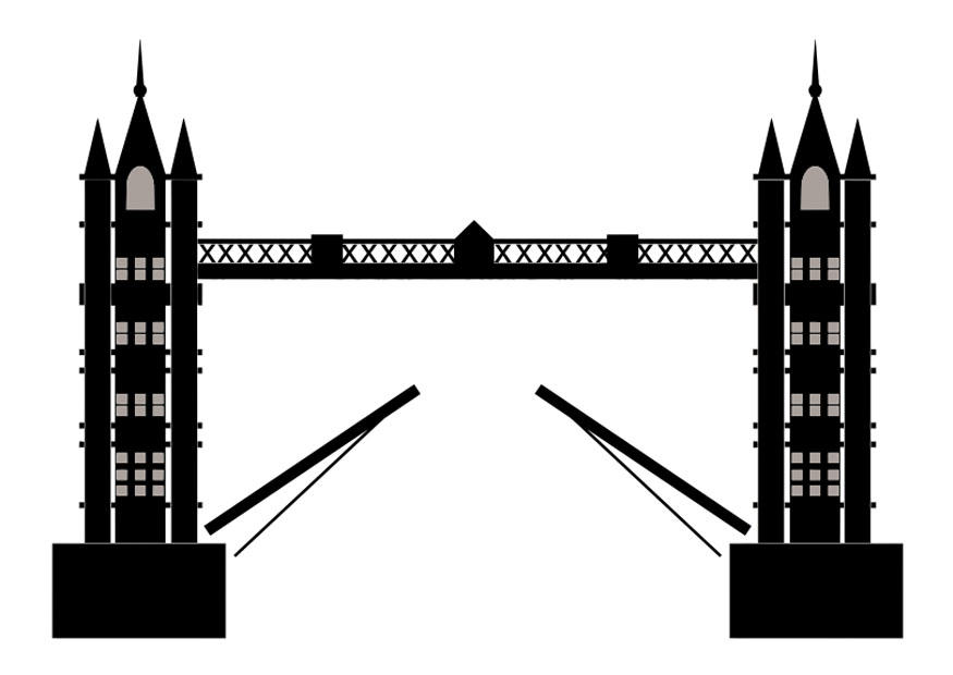 tower bridge Disegno da colorare tower bridge