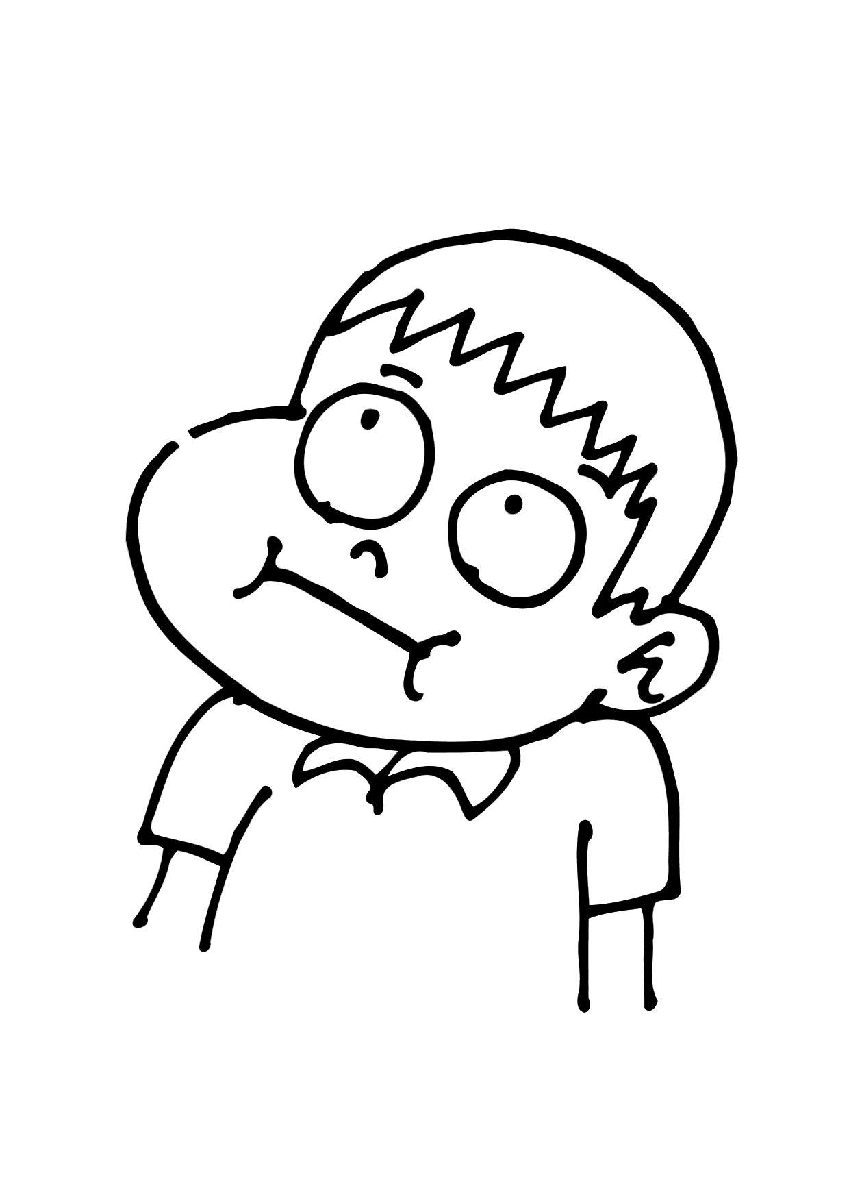 trattenere il fiato Disegno da colorare trattenere il fiato