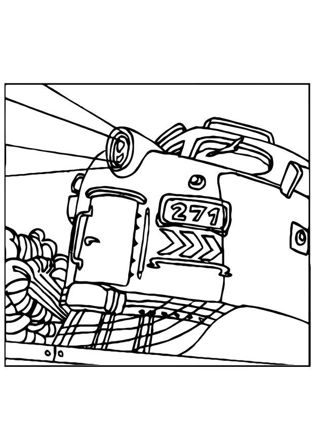 treno Disegno da colorare treno