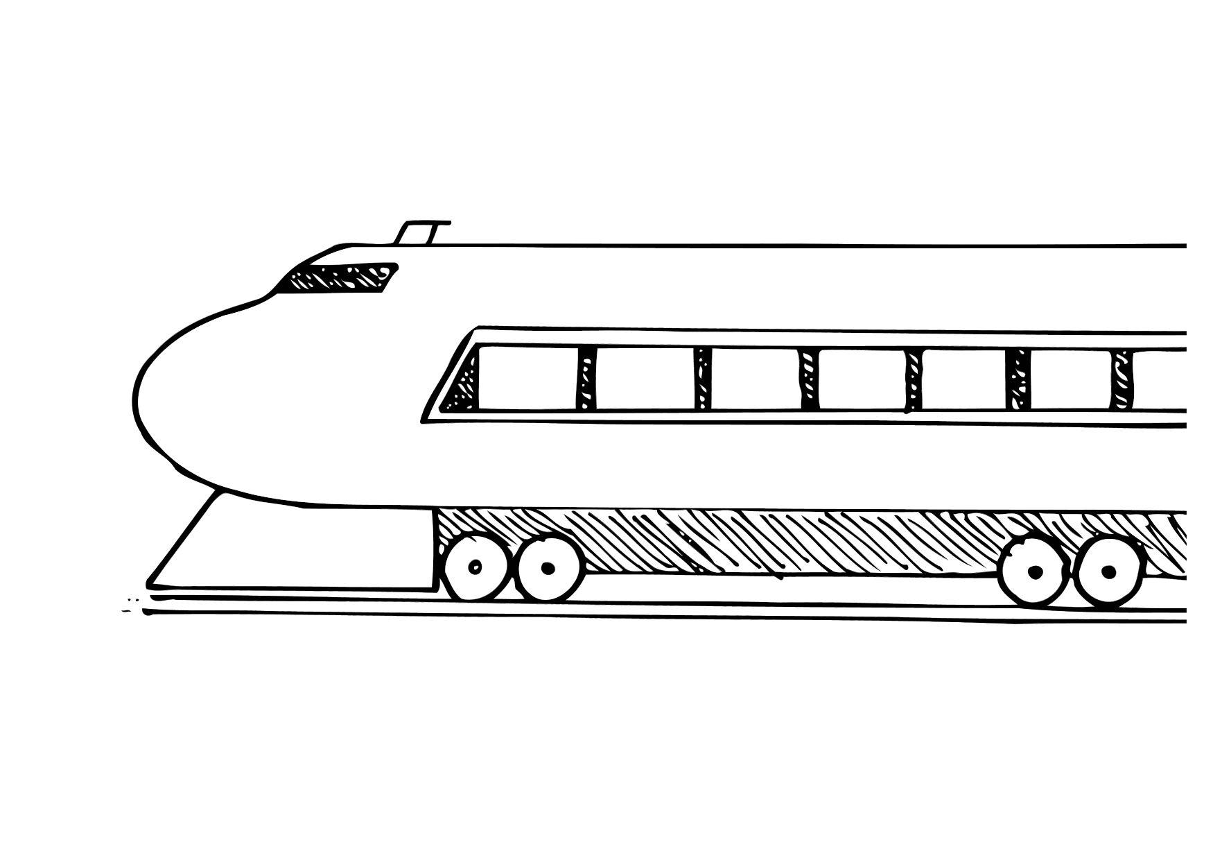 treno Disegno da colorare treno