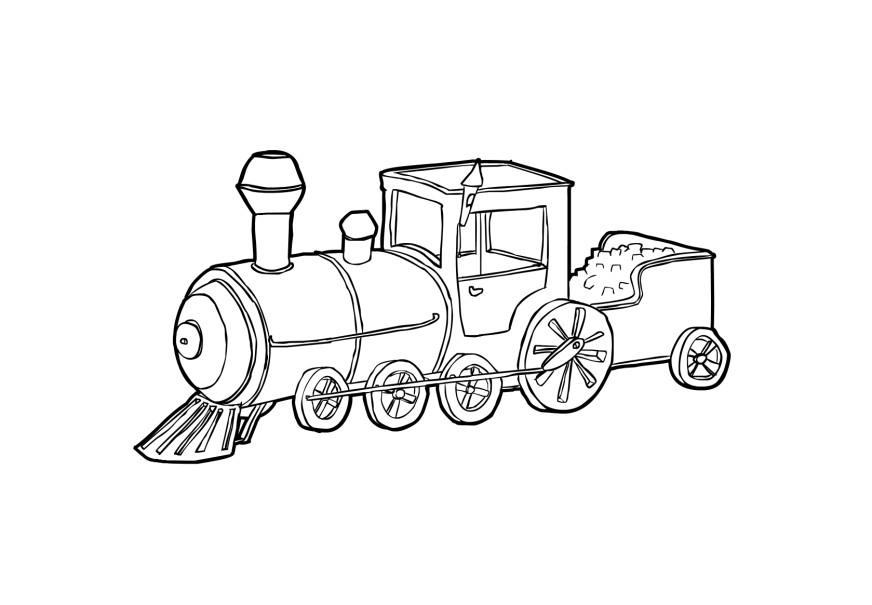 treno Disegno da colorare treno