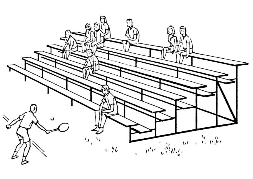 tribuna Disegno da colorare tribuna