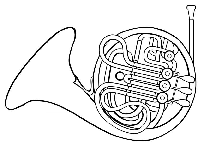 tromba Disegno da colorare tromba