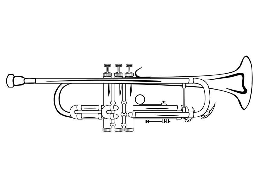 trombetta Disegno da colorare trombetta