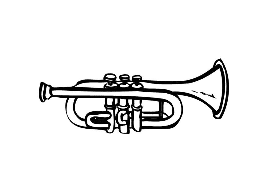 trombetta Disegno da colorare trombetta