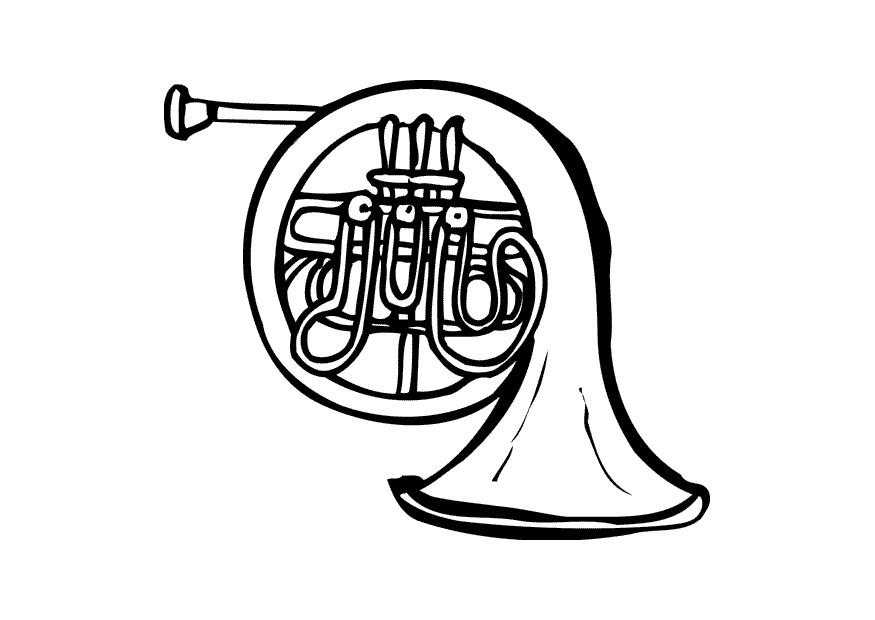 tuba Disegno da colorare tuba