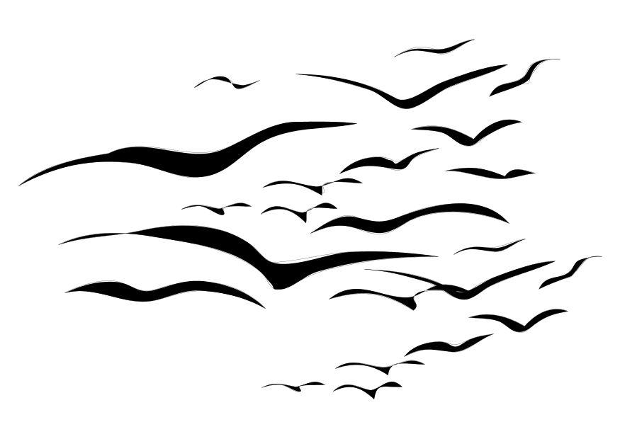 uccelli Disegno da colorare uccelli