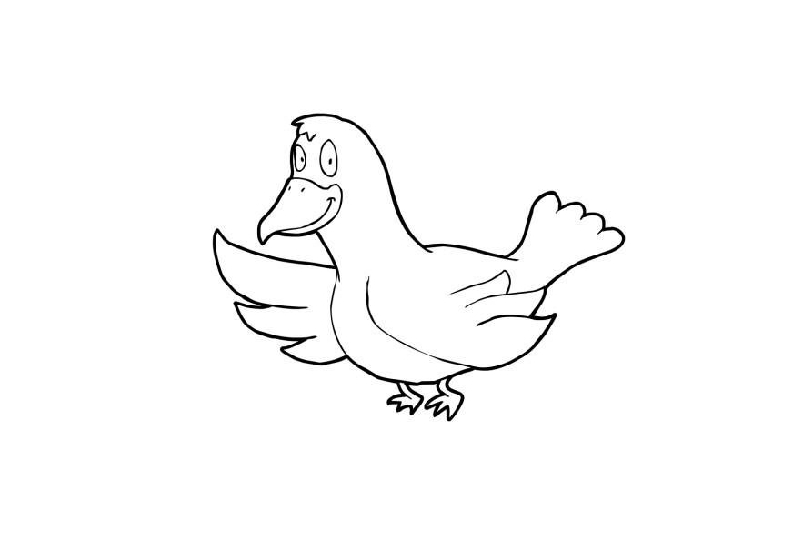 uccello Disegno da colorare uccello