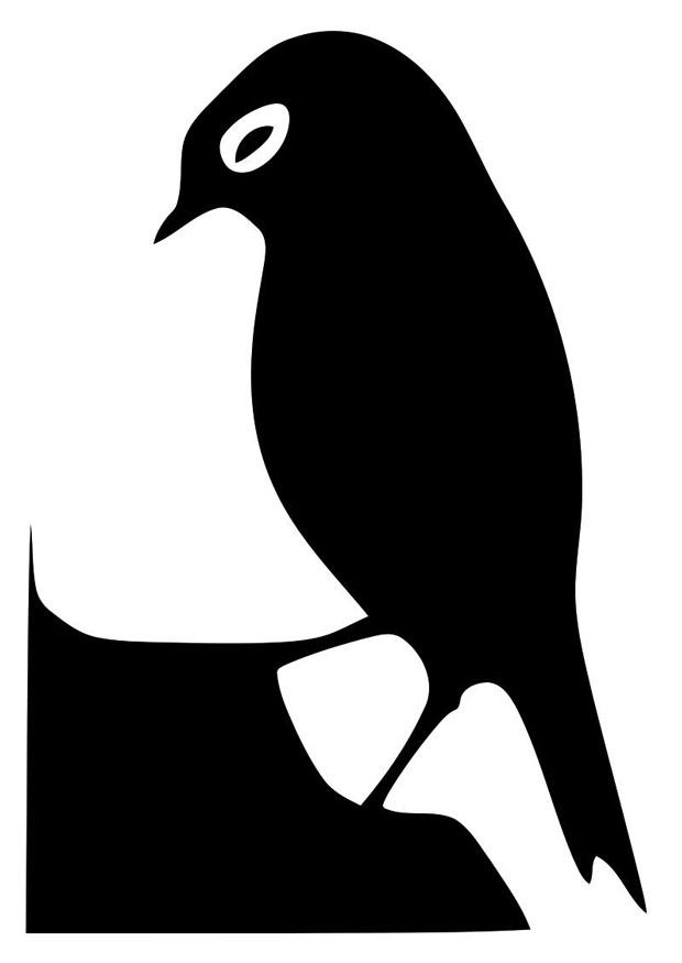 uccello Disegno da colorare uccello