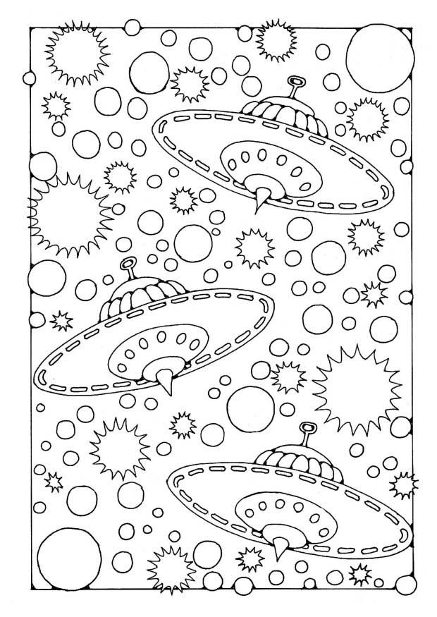 ufo Disegno da colorare ufo