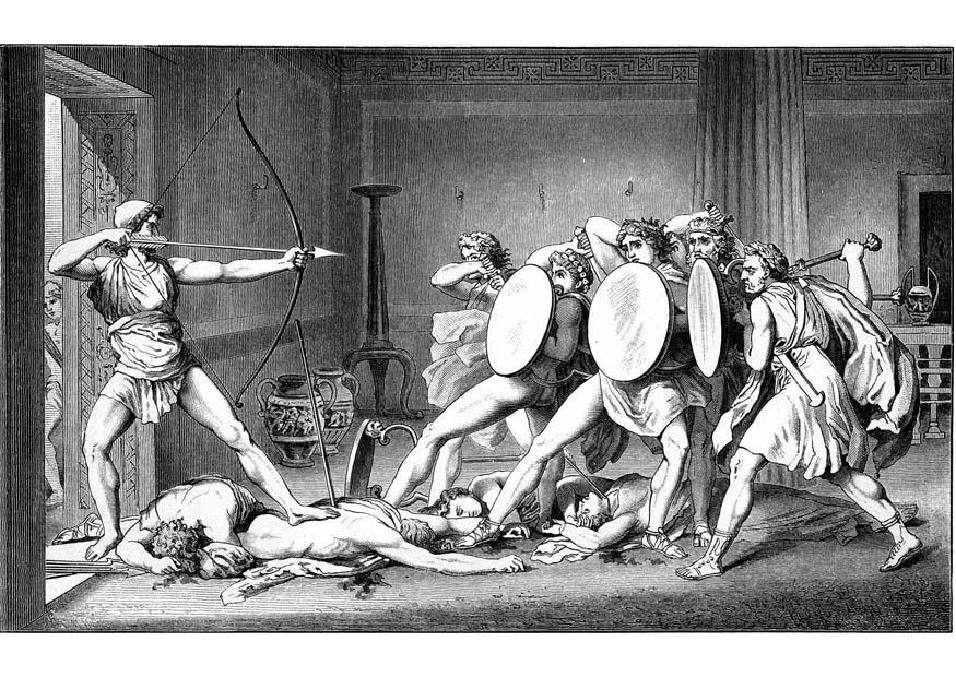Disegno da colorare ulisse